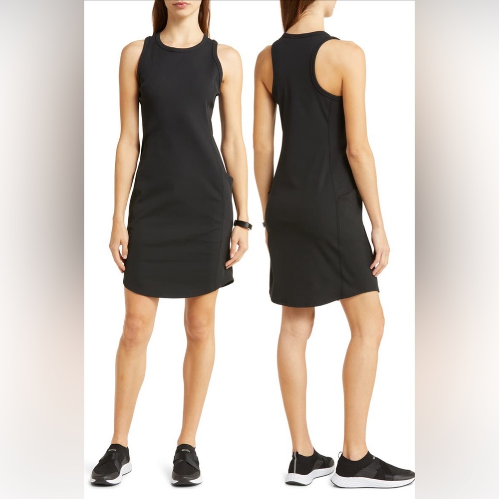 NWT Zella Live In Rib Pocket Dress
